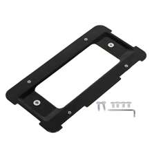 For BMW Black Rear License Plate Mount Frame Holder Bumper Bracket W/Screws