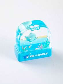 1pc Custom Name +120 Name Sticker Cartoon Signature Stamp For Kids, Cartoon Animal Pattern Name Stamps Personalized, DIY Customized Cartoon Self Inking Name Stamp, Stamps For Signing Name, Name Stamp For Clothing Kids Waterproof, Reproduce Your Handwriting Signature Back To School
