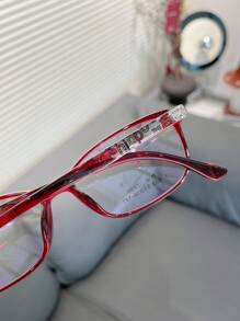 Óculos de Leitura Coreanos de Ultra Leveza em TR90, Armação Pequena Minimalista com Lente Comum, Óculos Óticos Elegantes e Estéticos para Mulheres