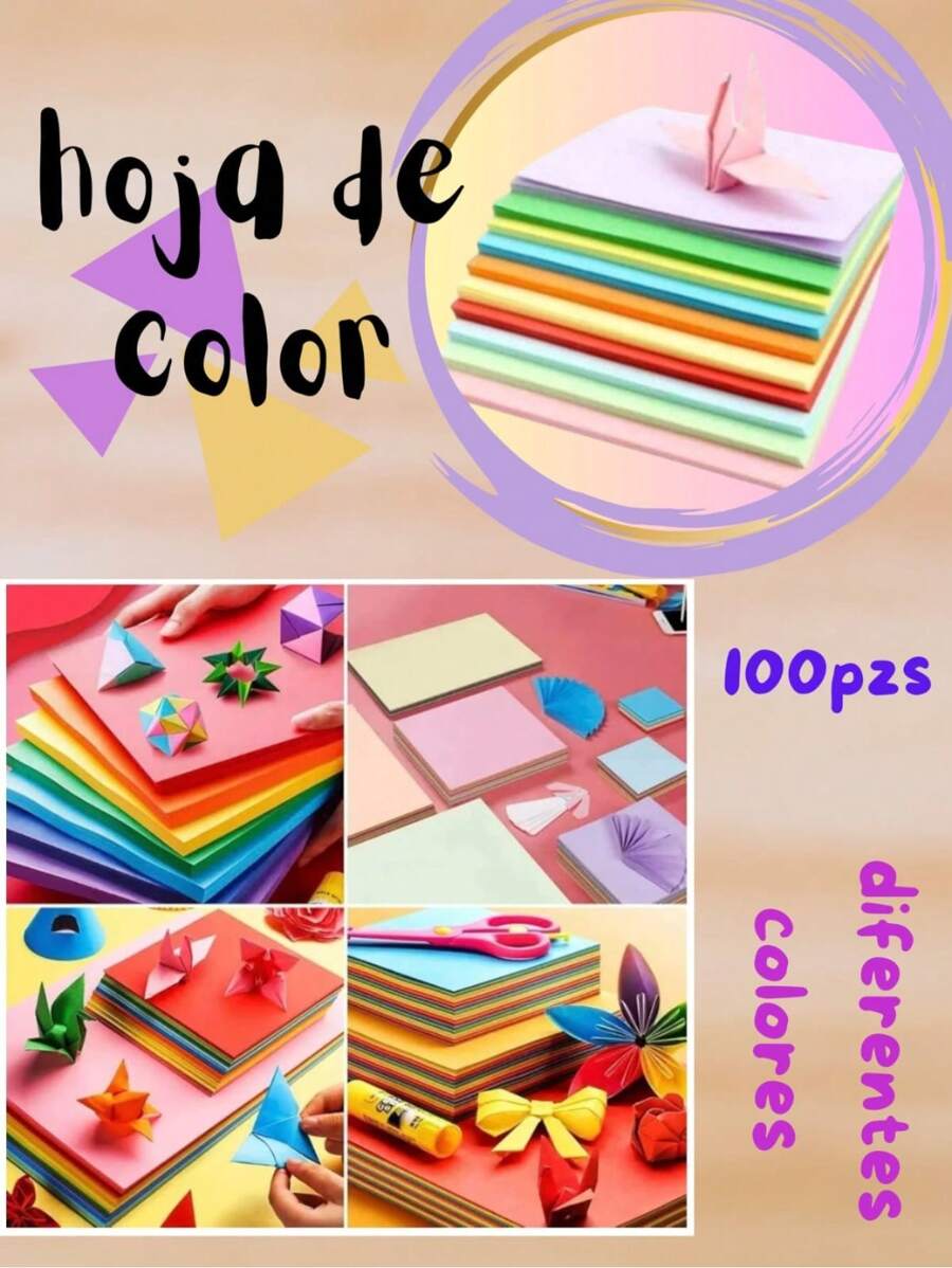 Color Sheets C/100 Assorted Color Pack - Multicolor - View 1