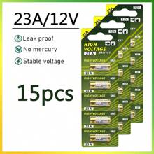 5-15 Stücke Trocken-Batterie 23A Alkaline Batterie E23A A23 23GA A23S GP23A V23GA MS21 LRV08 für Türklingel, Fernbedienung, Elektrisches Spielzeug