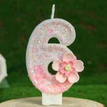 Shiny Pink Number Candles, Birthday Candles, Birthday Decorations, Happy Birthday, Cake Candles, Room Decorations
