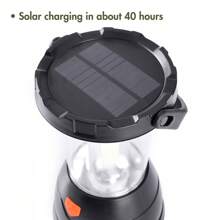 Triplex LED 800 Lumens Survival Lantern' Rechargeable' Solar' And Crank