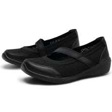 Skechers Casual Shoes, Shock-Absorbing And Breathable Women's Shoes, Daily Travel Shoes 158763-BBK - All Black - View 3