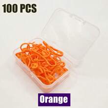 100 Pcs/Box Colorful Plastic Pins Knitting Markers Crochet Stitch Clips For DIY Knitting Sewing Craft Clothing Accessories - Multicolor - View 17