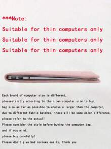 Cute Laptop Sleeve Case, 14 Inch Computer Carrying Bag, 15.6 Inch Laptop Protective Cover