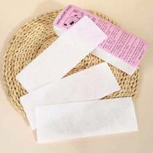 100/50/20 Sheets Thick Non-Woven Disposable Waxing Strips Paper, Wax Strip Removal Accessories - White - View 6