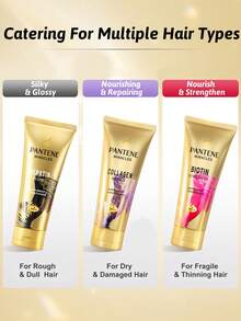 Pantene 護髮膜，滋養、強化、修復、光澤，注入生物活性成分，適合脆弱與細軟髮質，提升髮質，深層滋養，長效效果，防斷裂、防受損、防靜電，適合所有髮質，脆弱髮、細軟髮、受損髮，隔夜修復，特別護理 - strength - 查看 8