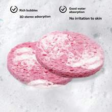 10/20/30/50 件心形压缩面部海绵，适用于美容师 - 100% 天然纤维专业水疗海绵，用于面部清洁、按摩、去角质、面膜、卸妆 - 彩色 - 查看 7