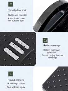 Büro Fußablage, Fußhocker, Fußhocker unter dem Tisch, Fußablage um Beine nicht zu kreuzen, Fußablage zum Abstellen des Fußhockers, Massagehhocker Sommer Aufbewahrungsorganizer Geschenk