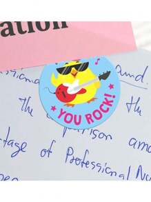 500 Sheets/Roll Cartoon Animal Stickers For Stationery, Scrapbooking, Teacher's Encouragement, Gifts, Cards, Festive Decor, DIY Labels, Waterproof PVC Stickers