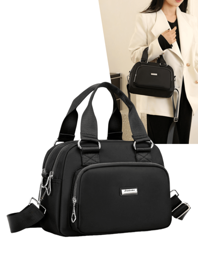 Casual Versatile Fashionable New Niche Chic Minimalist Lightweight Handbag, High-Quality Personalized Design Women Backpack Multi-Pocket Shoulder Crossbody Tote Bag For Commuting, Daily Shopping