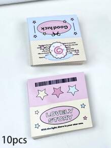 10 pièces Mignons Mini-cartes en forme de cœur de fille. Cartes photo, emballage de bijoux, décoration DIY, carton élégant, emballage de cartes