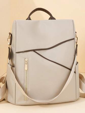 Fashionabla stöldskyddsryggsäck för kvinnor, lämplig för resor, arbete, skola, passar laptop