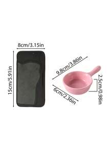 4 platos cerámicos para especias para uso doméstico, cocina y restaurante, ideales para sal, azúcar, especias, chile en polvo, apropiados para uso al aire libre, bodas, fiestas, regalos, cumpleaños y útiles escolares