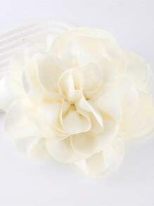 19CM轻奢哥特式夸张一字肩大花胸针立体连体西装连衣裙女聚会晚宴 - 花 - 查看 10