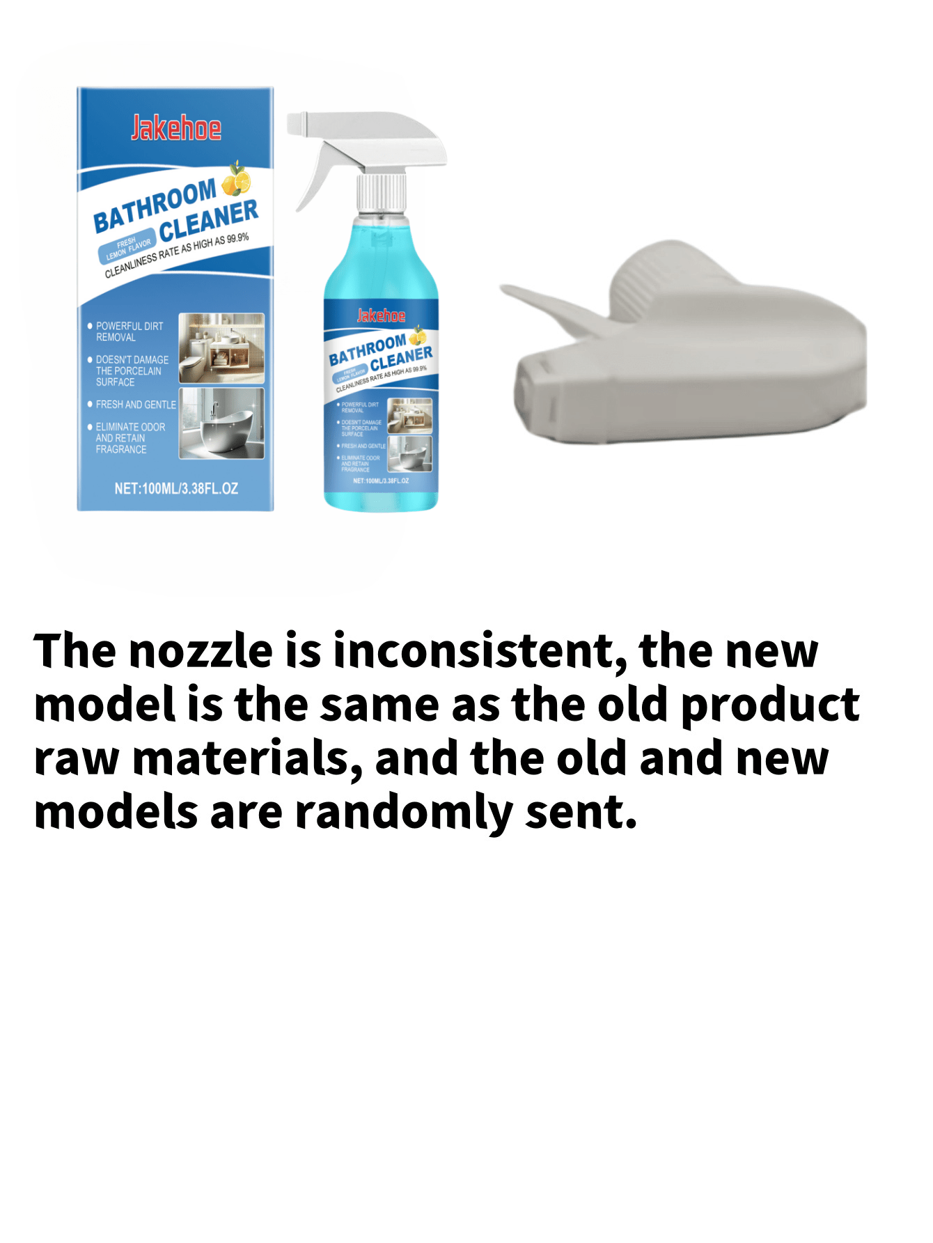 منظف حمام 100مل، مزيل بقع الحمام والأحواض الزجاجية...