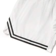 Li Ning Jimmy Butler Series Men's Basketball Shorts, Moisture-Wicking Breathable Fabric, Professional Game Shorts AAPV033 - White - View 6