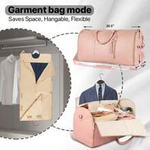 Lefame Travel Bag Carry On,Duffle Bag For Travel With Shoe Compartment,Personal Item Travel Bags For Woman Man Organizer For Luggage Weekend Traveling - 商務-炭灰色 - 查看 4
