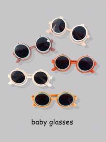 2pcs Daily Style INS Foldable Decorative Glasses - Multicolor - View 1
