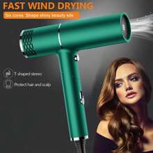 Portable Hair Dryer Professional Ionic Hair Dryer,, Powerful Blow Dryer For Fast Drying,Compact & Folding Blow Dryer For Family, Travel, Salon Use. - US B Type Plug(110-127V) - View 6
