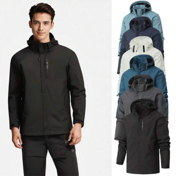 Nova capa de chuva 2025, jaqueta fina para atividades ao ar livre, mais vendida nas quatro estações, masculina e feminina, à prova de vento, à prova d'água, leve, refrescante para o verão, praia, viagem