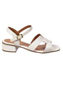 Women's Casual Comfortable Flat Low Heel Open Toe Synthetic Leather Sandals Elegant Lightweight For Everyday Walking - 白色 - 查看 2