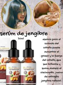 Ginger Hair Serum Oil 30ml - Coffee Brown - View 2