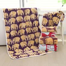 1pc Coral Fleece Bath Towel/2pcs Coral Fleece Bath Towel & Hand Towel Set, Elephant Design, Super Absorbent, Lint-Free, Soft & Skin-Friendly, Suitable For Bathroom, Face & Body, 3 Colors Available - Multicolor - View 7