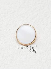 10 قطع/عبوة أزرار معدنية مدورة عالية الجودة بطلاء معدني مصقول بطريقة يدوية مرسومة، أزرار زخرفية متعددة الاستخدامات للقمصان والسترات والبدلات والفساتين والمعاطف والأحذية والقبعات والحقائب والأوشحة، إكسسوارات DIY