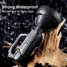 Superhelle LED-Taschenlampe, wiederaufladbar über USB, tragbarer Handscheinwerfer mit hoher Leistung für sehr lange Entfernungen, Suchscheinwerfer, ideal für Outdoor, Camping, Wandern, Notfälle