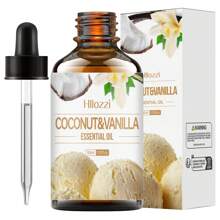 Hllozzi 30ml/60ml/100ml Coconut Vanilla Essential Oil, Plant Extracted Coconut & Vanilla Essence, Long-Lasting Subtle Fragrance, Multi-Use For Face, Body, Diffuser, Massage, Skincare, Portable Bottle Design, Great Gift Choice For Holidays - Coconut Vanilla Essential Oil - View 11