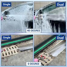Conectores rápidos de doble boquilla para lavadora a presión, puntas de pulverizador dobles de 1/4 de pulgada UNRR - B M22 14 mm - Ver 7