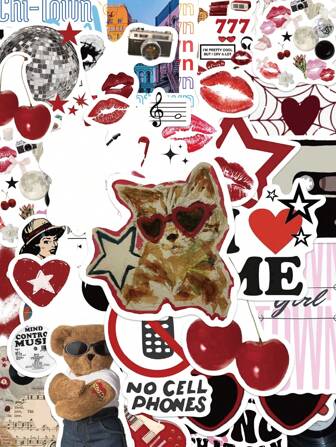 50 st Y2K estetiskt klistermärke, färgglad design, lämplig för bärbar dator, vattenflaska, skateboard, bagage, festdekor, roliga och intressanta klistermärken