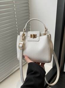 Bolsa de viagem da moda, leve, luxuosa, feminina, transversal, requintada, portátil, avançada e versátil para o trabalho