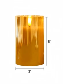 3pcs Flameless Candles With Remote Control, Candle Lights, Electronic Candles, Battery Operated 600 Hours, Timer Function, Flickering LED Pillar Candles - Suitable For Wedding Decor, Party, Bedroom Decor, Home Decor, Holiday Tabletop Decor, Party Decor, Teacher's Day Gift, Father's Day Gift - 3"X4", 5", 6" Diameter - Multicolor - View 13
