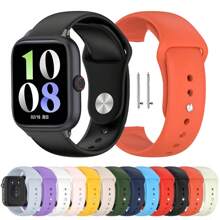 20mm 22mm Silicone Unisex Watch Band Compatible With Samsung Galaxy Gear Active2 S2 Gear S3 Gt 2 HuaweiWatch GT2 42mm 46mm XiaomiWatch Amazfit GTS GTR 2e 47mm Fashionable Casual Watch Strap Soft Breathable Waterproof Weistband Adjustable Replacement Bands For Daily Wear Sport Smart Watch Accessories Gifts For Mother's Day, Father's Day, Family, Friends, And Students Returning To School