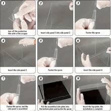 Basketball, Football, Rugby, Tennis And Other Collection Boxes - Transparent Acrylic Display Cabinet, Dustproof, Easy To Assemble, Providing Protective Display For All Collections