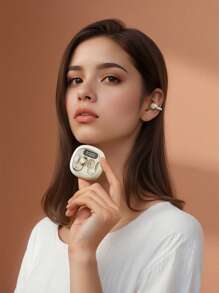 NEW SENYANG Nouveaux écouteurs intra-auriculaires Senyang avec clip, oreillettes de sport écouteurs TWS vidéo HIFI Dolby Bass ACC stéréo HD avec appel, adaptés pour le jeu sur téléphone portable, écouteurs macaron intelligents pour couples