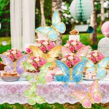 12pcs Butterfly Centerpieces Butterfly Floral Boxes Party Favor Boxes Butterfly Table Decorations For Shower Bridal Shower Wedding Birthday Tea Party