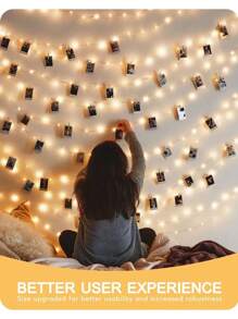 30Pcs Sturdy Mini Clothes Pins For Photo, Natural Wooden Clothespins With 33 FT Jute Twine, Small Clips For Crafts Display, Babyshower Game, Hanging Decorative Pictures, Cocktail, Weddings Room Decor