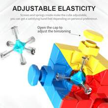 Khối lập phương 3D, Khối lập phương tốc độ 3x3, Đồ chơi giải đố trí tuệ, Đồ chơi phát triển giáo dục, Quà tặng hoàn hảo cho lễ Phục sinh, Giáng sinh, Halloween, Sinh nhật - 3x3x3 - Xem 6