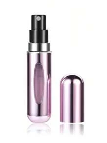 2 pièces Bouteille de parfum rose vif de 5 ml, bouteille de rangement de parfum, bouteille de vaporisateur rechargeable, bouteille de décantation de parfum, petite bouteille réutilisable