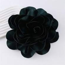 19CM轻奢哥特式夸张一字肩大花胸针立体连体西装连衣裙女聚会晚宴 - 花 - 查看 16