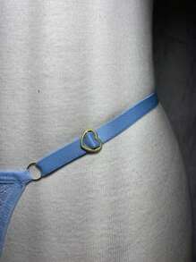 Thong Panties Pendant In Opening Panties In Women's Thongs Sexy Lace Lingerie Sensual Intimate Fashion - 淺藍色 - 查看 5