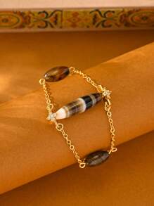 سوار جديد للنساء بطراز بوهيمي وسلسلة سحق، مناسب للارتداء اليومي وكهدايا العطلات