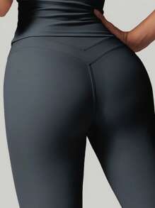 MASKERT "2-Piece Set"Women's Vest Yoga Tight Pants Set, High Stretch Running Sports Set, Comfortable And Skin Friendly