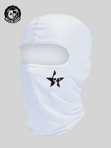 1pc Balaclava Face Mask, Summer Cooling Neck Gaiter, UV Protector Motorcycle Ski Scarf For Men/Women Halloween Skull Skeleton - Multicolor - View 5