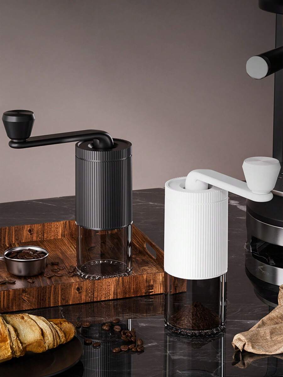 Coffee Bean Grinder, Adjustable Coarseness, Washable, Manual Ground Coffee Powder