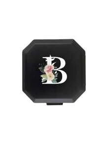 六格便携式药盒，旅行药品收纳盒，迷你药盒（含A-Z字母，不含Q/U），防水维生素容器，露营户外徒步狩猎药品收纳盒，急救包旅行配件 - 彩色 - 查看 27